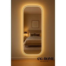 Cg Home Lara Model, Ledli Ayna, Ledli Boy Aynası, Konsol Aynası, Duvar Aynası, Holl Aynası, LED Ayna