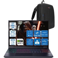 Acer Predator Helıos Neo 16 Aı Core™ Ultra 9 275HX 64GB Ddr5 1tb SSD 12GB/RTX5070Tİ/170W Gddr7 16inç Qhd+ 2560 x 1600 240Hz IPS Freedos Gaming BILG.NHQX2EY002F18+ZETTAÇANTA