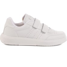 Walkway Beyaz Cırtlı Unisex Spor Ayakkabı