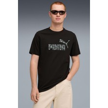 Puma Ess Camo Tee Siyah Erkek Kısa Kol T-Shirt