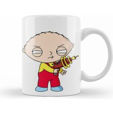 Gri Porselen Family Guy Kupa Bardak, Şık ve Kullanışlı Tasarım