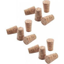 Beyaz Mantar Şişe Tapası 12'li, Şişe Kapağı, Tıpa, Kapanış Yedek Parça