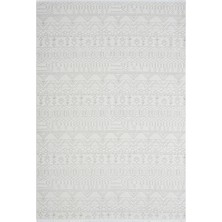 Zenith ZN010A Gri Halı Etnik Desenli Modern Parlak Yumuşak Kadife Ince Antialerjik Salon Koridor