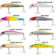 Ryujı Boss Mınnow 7cm 5gr Suni Yapay Yem Maket Balık Red Head Uv