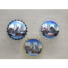 Istanbul Temalı Metal Magnet