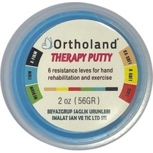 Mavi Dirençli El Egzersiz Hamuru 56 Gr, Sağlık ve Fitness Için Uygun