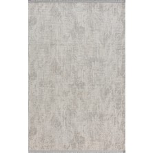 Kaftan KF005G Bej Halı Kabartma Desenli Akrilik Halı Tozuaz Salon Halısı Yatak Odası Halısı Koridor