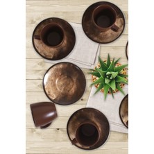 12 Parça Mat Renkli Kahve Temizleme Takımı, Kulplu, Pratik ve Şık Tasarım