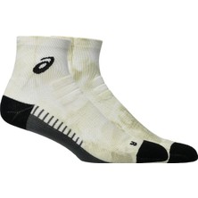 Asics Performance Run Quarter Sock Unisex Beyaz Koşu Çorabı 3013B016-100