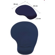 Sonictouch Bilek Destekli Lacivert Damla Tipi Pürüzsüz Yüzey Dikişsiz Gamer Oyuncu Mouse Pad 20X22CM