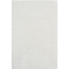 Merit MR009A Krem Halı Geometrik Detaylı Ince Yumuşak Akrilik Modern Salon Oturma Odası Halısı
