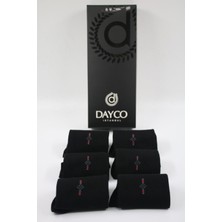 Dayco Bambu Kışlık Erkek Siyah Çorap 6 Çift Siyah Kutulu