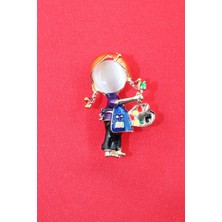 Keeba Hayallerinin resmini çiz sanatçı Ressam kız broş taşlı tasarım ressam kadın yaka iğnesi.