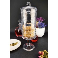 Şık 31 cm Ayaklı Cam Sunumluk ve Şekerlik, Zarif ve Kullanışlı Tasarım