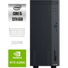 Asus Expertcenter P500MV-070 I5-13420H 64GB 1tb Quadro RTXA2000 12GB Freedos Mini Tower Masaüstü Bilgisayar