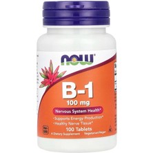 Now Foods B-1 100 mg 100 Kapsül Nervous System Health
