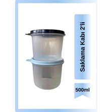 Mavi 2'li Saklama Kabı Seti, Pratik ve Şık Mutfak Düzeni Için Ideal