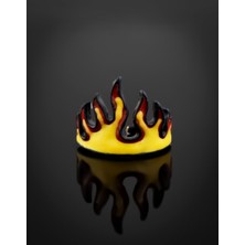 Thrasher Siyah Ayarlanabilir Yüzük