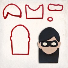 The Incredibles Violet Parr Detay Kurabiye Kalıp Seti 5’li