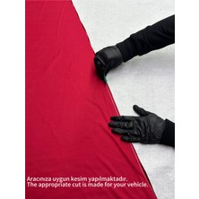 Honda Integra Kırmızı Kumaş Araba Brandası Logolu Penye Branda Oto Branda
