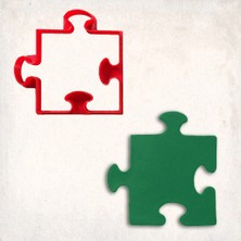 Bulmaca Kurabiye Kalıbı Şekillendirici Kopat
