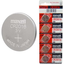 Maxell Cr 2016 Lityum Pil 5'li Paket