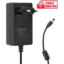 12 Volt - 3 Amper - 36 Watt 5.5*2.5 Uçlu Plastik Kasa Priz Tip Adaptör