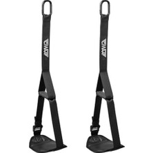 Siyah Ab Straps Barfiks Kol Aparatı Tutacaklı, Güçlü ve Dayanıklı Spor Ekipmanı