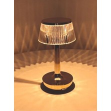 3 Renkli Dekoratif Masa Lambası, Şık ve Işıltılı Tasarım