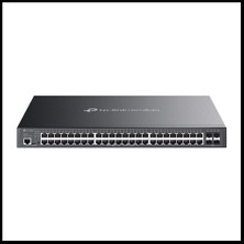 OMADA SG3452P, 52 Port Gigabit, 48 Port Gigabit PoE+, 384W, 4 Port SFP L2+ Yönetilebilir, Rackmount Metal Kasa Switch
