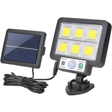 JX-F72 Solar Panelli Hareket Sensörlü Üç Modlu Duvar Lambası