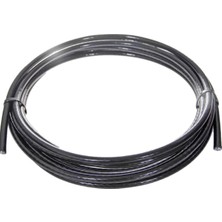 6 mm Siyah Izoleli Çelik Halat 100 M Spor Halatı