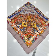 Siyane Pamuklu Eşarp Desen 9 - 1