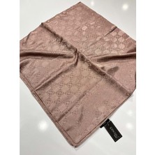 Ipekseli Pamuklu Logo Eşarp - 1