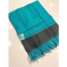 Armanda Simli Tül Şal %30 Ipek - 5