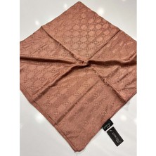 Ipekseli Pamuklu Logo Eşarp - 3