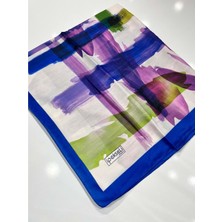 Ipekseli Pamuklu Eşarp Spor Desen - 1