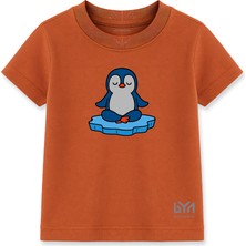 Pengu’nün Sessiz Dünyası Kiremit Çocuk Basic Tişört