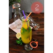 Şişe Seti, 2'li, 1062 Ml, Şık ve Kullanışlı Cam Sürahi Koleksiyonu