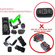 Bross Otomotiv BDP111 Mercedes E Class W210 S210 C Class W202 S202 2108208210 İçin 1 Adet Cam Açma Düğme Kapağı