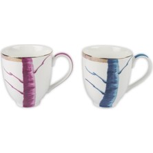 Beyaz 2'li Kupa Seti, Şık ve Kullanışlı Ev Dekoru