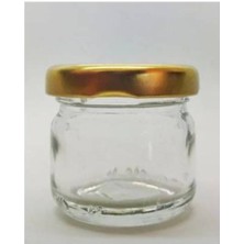 50 Adet 29 cc Cam Kavanoz Kapaklı, Şık ve Kullanışlı Saklama Çözümü