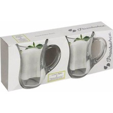 6'lı Kulplu Ayran Bardağı 350 Cc, Orijinal, Kutulu, Canlı Turuncu Renk