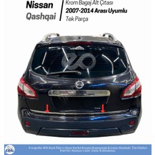 Ebal Oto Nissan Qashqai Krom Bagaj Alt Çıtası 2007-2014 P.çelik