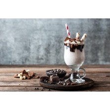 Beyaz 6'lı Irish Coffee Latte Kulplu Bardak, 270 Cc, Şık ve Kullanışlı Tasarım