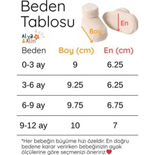 Fitilli Esnek Bebek Patiği Dantel Detaylı