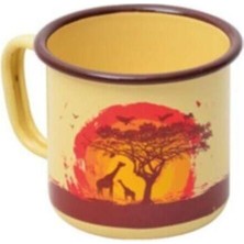 Şık Beyaz Emaye Kupa, Sağlıklı ve Dayanıklı Tasarım