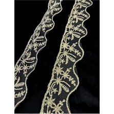 Altay Aksesuar Gold Kenar Model Güpür Dantel