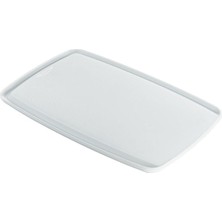 Beyaz Plastik Kesme Tahtası, Dayanıklı ve Hafif Mutfak Gereciği