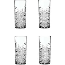 Beyaz 4'lü Özel Seri Kaliteli Rakı Bardağı Seti